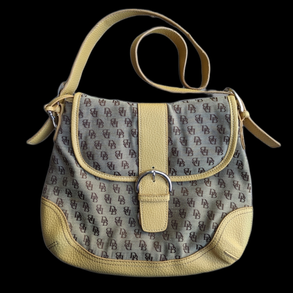 VTG Dooney & Bourke Jacquard Classic Logo D&B Print